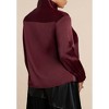 ELOQUII Deconstructed Neckline Blouse - 3 of 4