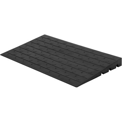 Rubber Curb Ramps  1 Pack, Rubber Threshold Ramp, Non-Slip Driveway Ramps Curbside Bridge Ramp for Loading Dock Garage Sidewalk