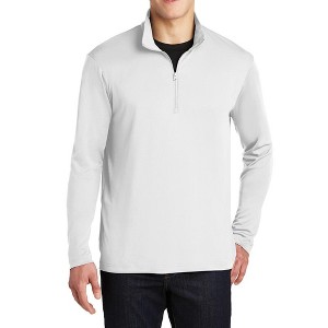 Mafoose Men's Long Sleeves PosiCharge Competitor Cadet Collar 1/4-Zip Pullover - 1 of 4