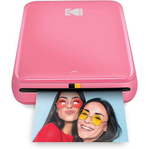 Kodak Step Instant Photo Printer Prints 2x3” Sticky-back Photos With  Bluetooth/nfc, Zink Technology & Kodak App For Ios & Android (pink) : Target