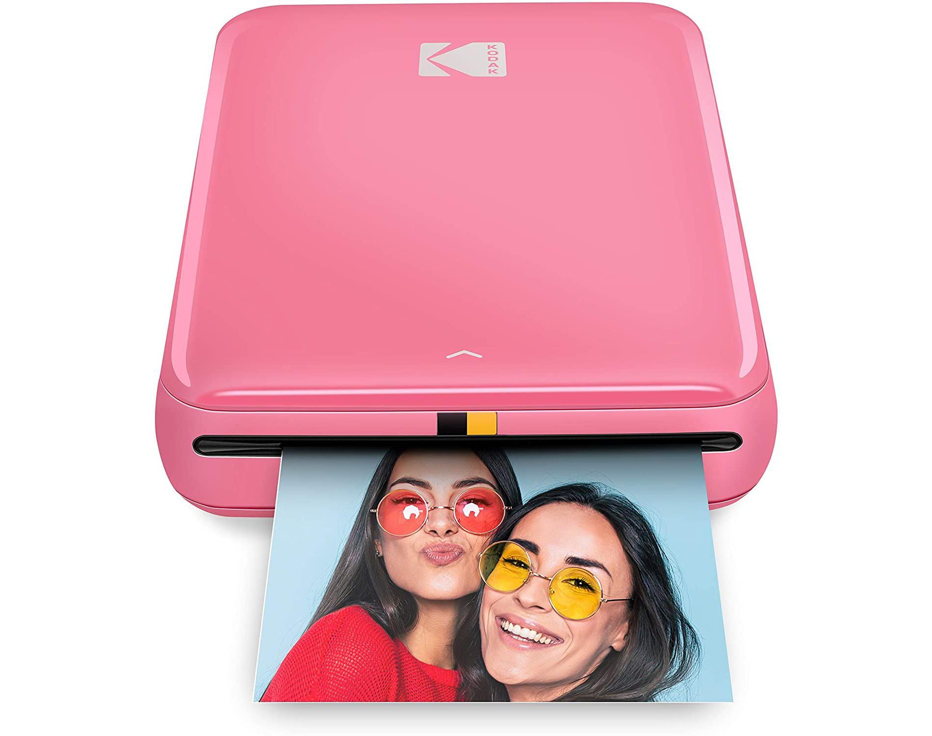 Kodak Step Mobile Instant Photo Printer 2x3" (Pink), Compatible with iOS, Android & Bluetooth