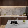 ALFI Black Matte Square 18 Inches x 18 Inches Undermount / Drop In Fireclay Prep Sink - 3 of 4