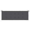 vidaXL Garden Bench Cushion Anthracite Oxford fabric (100% polyester) - 4 of 4