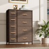 Crestlive Products 9 Drawers Dresser for Bedroom Vertical Dresser Storage Tower with Sturdy Steel Frame Wood Top Easy Pull Fabric Bins Wood Handles - 2 of 4