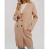 Women's Classic Beige Coatigan - BluIvy - 2 of 4