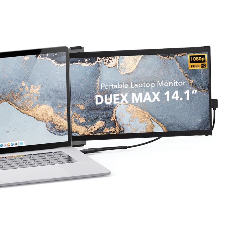Mobile Pixels DUEX® Max 14.1-In. IPS LCD Slide-out Display for Laptops (Gray), 5 of 11