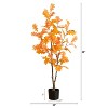 HomeStock  4 ft. Artificial Tree in Pot for Indoor/Outdoor - 2 of 4