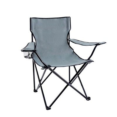 Portable Folding Camping Chair in Grey