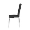 Chintaly Imports,Modern Curved-Back Upholstered Side Chair - Set of 4 - 3 of 4