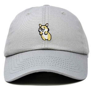 Dalix Leaping Corgi Embroidered Cap Cotton Baseball Hat Nautical Womens - 1 of 4