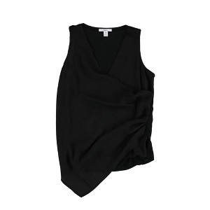 bar III Womens Faux-Wrap Sleeveless Blouse Top - 1 of 2