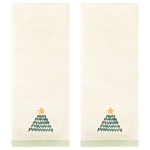 REGALWOVEN Cartoon Pattern Bathroom Soft Absorbent Hand Towel 14" x 30" - 1 of 4