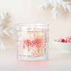 Christmas Gel LED Merry Candle Sugared Pink Peppermint - Wondershop™ - 2 of 3