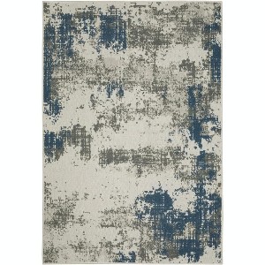 Oriental Weavers Torrey 140H1 Light Grey/ Blue Indoor/Outdoor Area Rug - 6'7" x 9'2" - 1 of 1