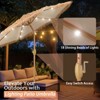 Ainfox 7.5ft Lighted Thatched Tiki Patio Beach Umbrella Patio Garden Beach Pool Backyard - 4 of 4