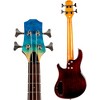 Flight Mini Bass TBL Electric Bass Guitar Transparent Blue - 4 of 4