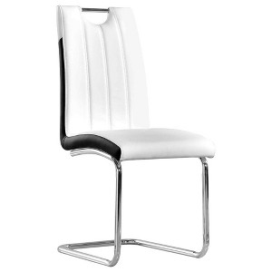 Best Master Furniture,Bono Faux Leather Modern Dining Side Chair (Set of 2) - 1 of 3