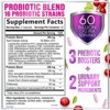 Probiotics For Women 60 Billion CFU - Women's Digestive & Vaginal Health - 60 Capsules;120 Capsules - 2 of 4