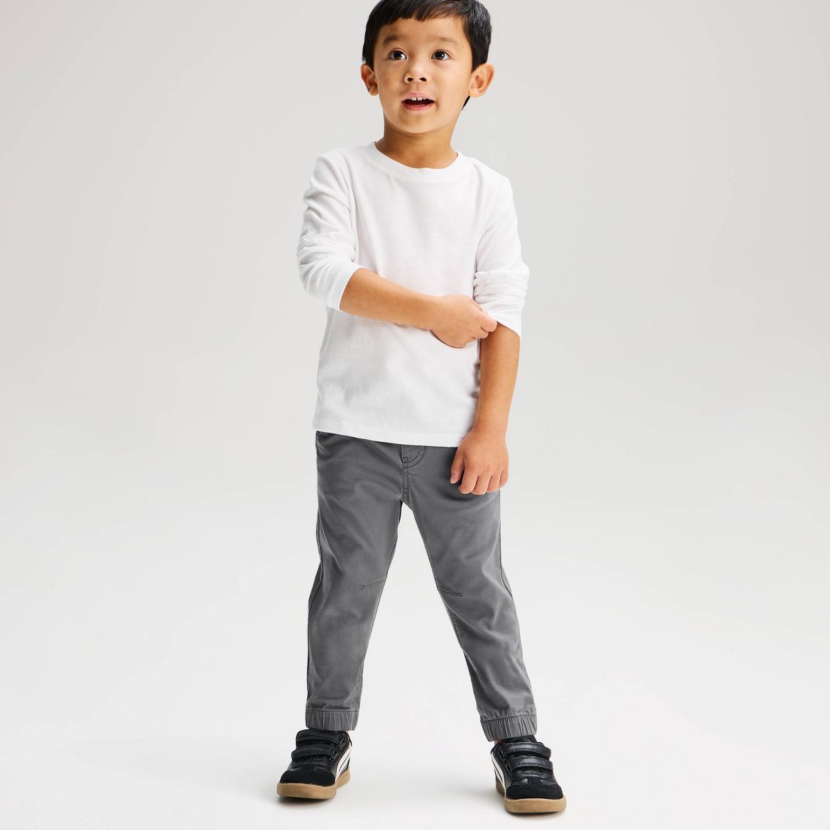 Toddler Boys' Long Sleeve Solid T-Shirt - Cat & Jack™ - thumbnail 7