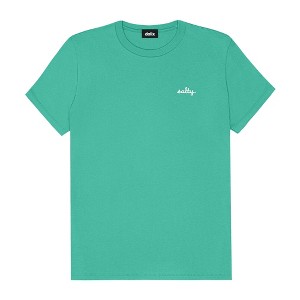 Dalix Salty Embroidery Cotton Tee Short Sleeve Casual Shirt Spring Summer Everyday Womens - 1 of 4