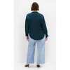 Women's Plus Size Ellie Shirt - deep teal | CITY CHIC - 2 of 4
