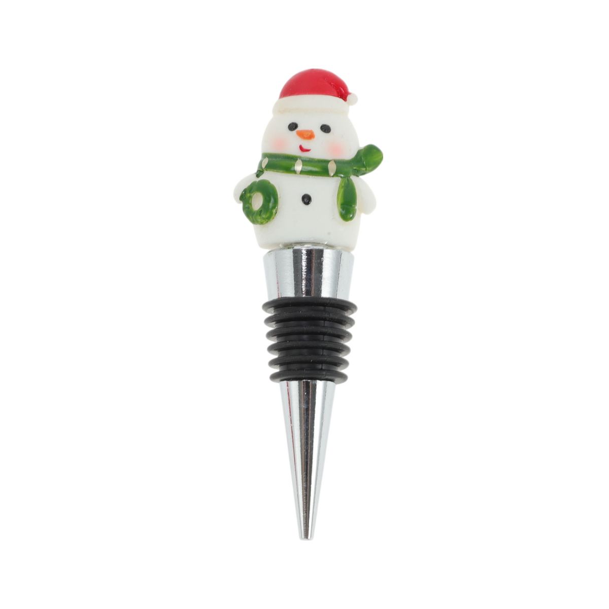 Unique Bargains Gingerbread Man Bottle Stopper Zinc Alloy ABS Silicone 1 Pc