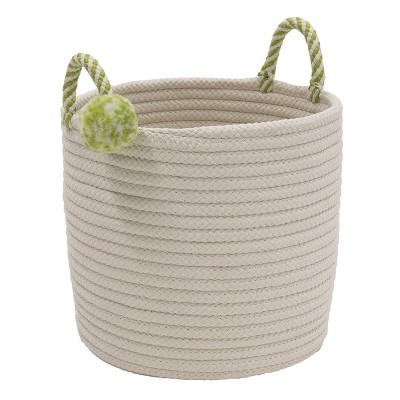 Colonial Mills Candy Cane Basket - Green 16"x16"x10"