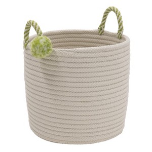 Colonial Mills Candy Cane Basket - Green 16"x16"x10" - 1 of 4