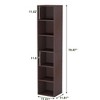 NicBex 6-Tier Modern Cube Bookshelf with Storage Display Shelves Bookcases for Living Room Home Office - 3 of 4
