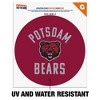 State University of New York at Potsdam Bears Logo Automotive Car Window Locker Circle Bumper Sticker - 2 of 4