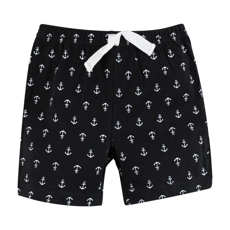 Hudson Baby Boy Shorts Bottoms 4-Pack, Pirate, 5 of 7