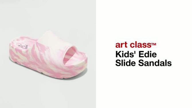 Kids' Edie Slide Sandals - art class™, 2 of 6, play video