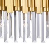 CWI Lighting Deco 3 Light Vanity Light With Medallion Gold Finish - 4 of 4