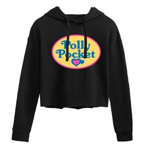Women's - Polly Pocket - Polly Pocket Color Logo Cropped Graphic Hoodie - 1 of 3