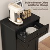 Tilt Out Trash Cabinet, Dog Proof 10 Gallon Garbage Can Cabinet with Deodorizing Function - 4 of 4