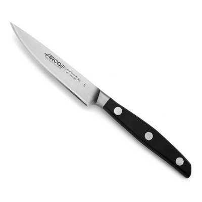 Kuhn Rikon Colori Non-stick Straight Paring Knife With Safety Sheath, 4  Inch, Gray : Target