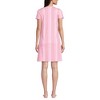 Lands' End Women's Cotton Short Sleeve Knee Length Nightgown - 2 of 3