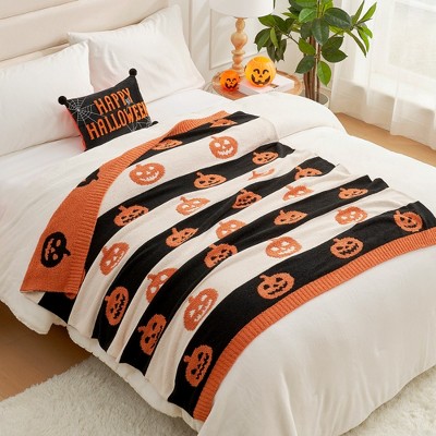 Snuggle Sac Ultra-Soft Halloween Throw Blanket, Seasonal Decorative Blanket 50*60"