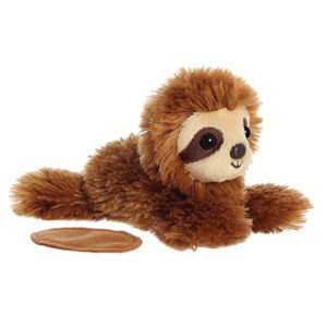 Aurora Small Sam Sloth Shoulderkins Adorable Stuffed Animal Brown 6" - 1 of 4