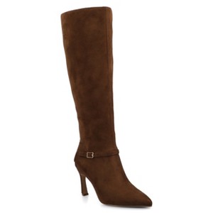 Journee Women's Elara Medium and Wide Width Knee High Dress Boots - 1 of 4