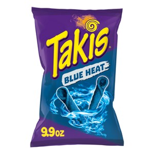 Takis Rolled Blue Heat Tortilla Chips - 9.9oz - 1 of 4