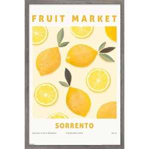 Trends International Reinders: Fruit Market - Sorrento Lemons Framed Wall Poster Prints - 1 of 4