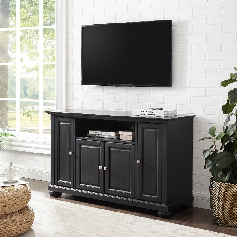Alexandria TV Stand for TVs up to 48&#34; Black - Crosley, 4 of 13