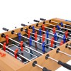 54in Soccer Table with 4 Balls 1 Cup Holder 2 Counters, Arcade Competition Sized Hurricane Foosball Table, Family Sports Game Table for Home - 2 of 4