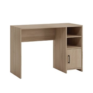 Beginnings Computer Desk with Storage Summer Oak - Sauder - 1 of 4