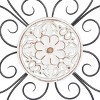 Wood Scroll Carved Beading Wall Decor with Metal Accents - Olivia & May: Farmhouse Style, Indoor Use - image 3 of 4