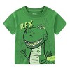 Disney Toy Story Woody, Buzz and Rex Boys Short Sleeve T-Shirt 4 Pack for Toddler and Little Kids Multi-Color - Sizes: 3T - 7 - 2 of 4