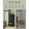 5-Drawer Fabric Dresser with Steel Frame, 66 lb Top Load Chest of Drawers, Multi-Use Storage Organizer for Bedroom, Ink Black - 2 of 4