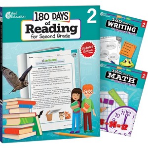180 Days(tm) Reading, Writing and Math for Grade 2: 3-Book Set - (180 Days of Practice) (Paperback) - 1 of 1
