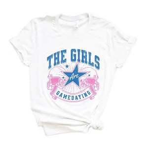 Simply Sage Market Women's The Girls Are Gamedaying Short Sleeve Graphic Tee - 1 of 4